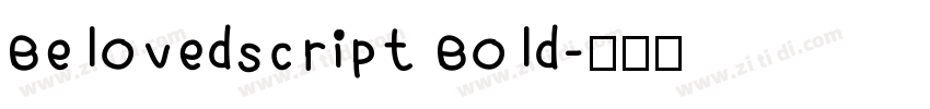 BelovedScript Bold字体转换
